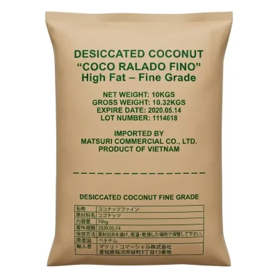 Coco ralado fino - 10 kg