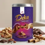 Deka Wafer Roll Choco Nut can