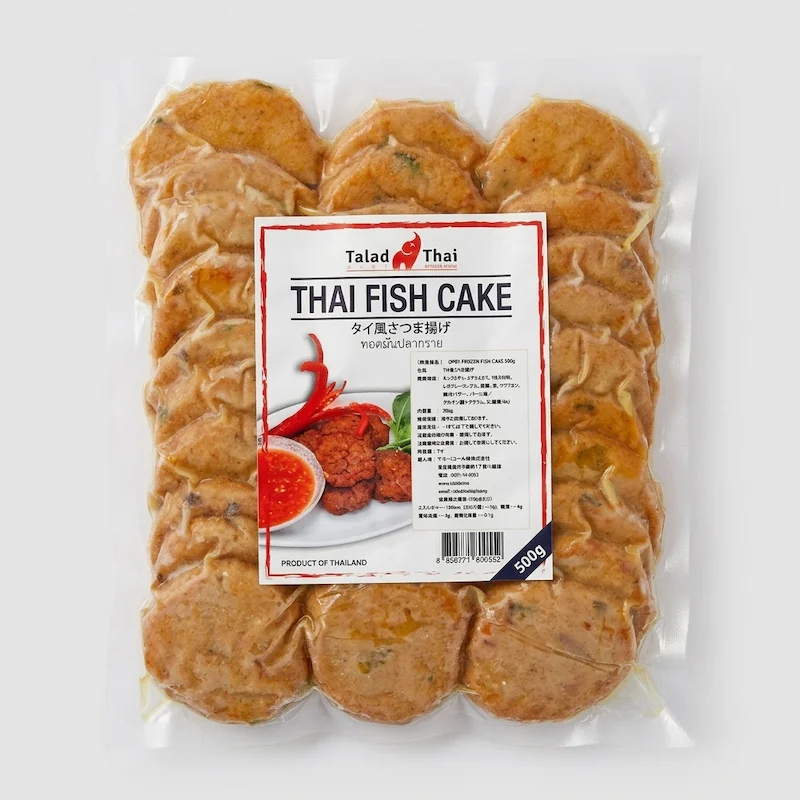 OP011 Frozen Thai Fish Cake 500g bánh cá Thái đông lạnh 500g