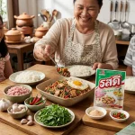 OS015 รสหมู Rosdee 70 กรัม