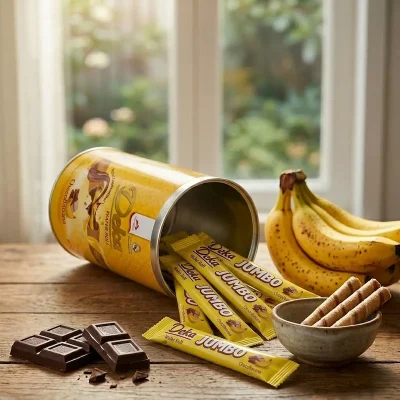 Deka Wafer Roll Choco Banana can