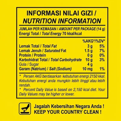 SN012 Tabela nutricional